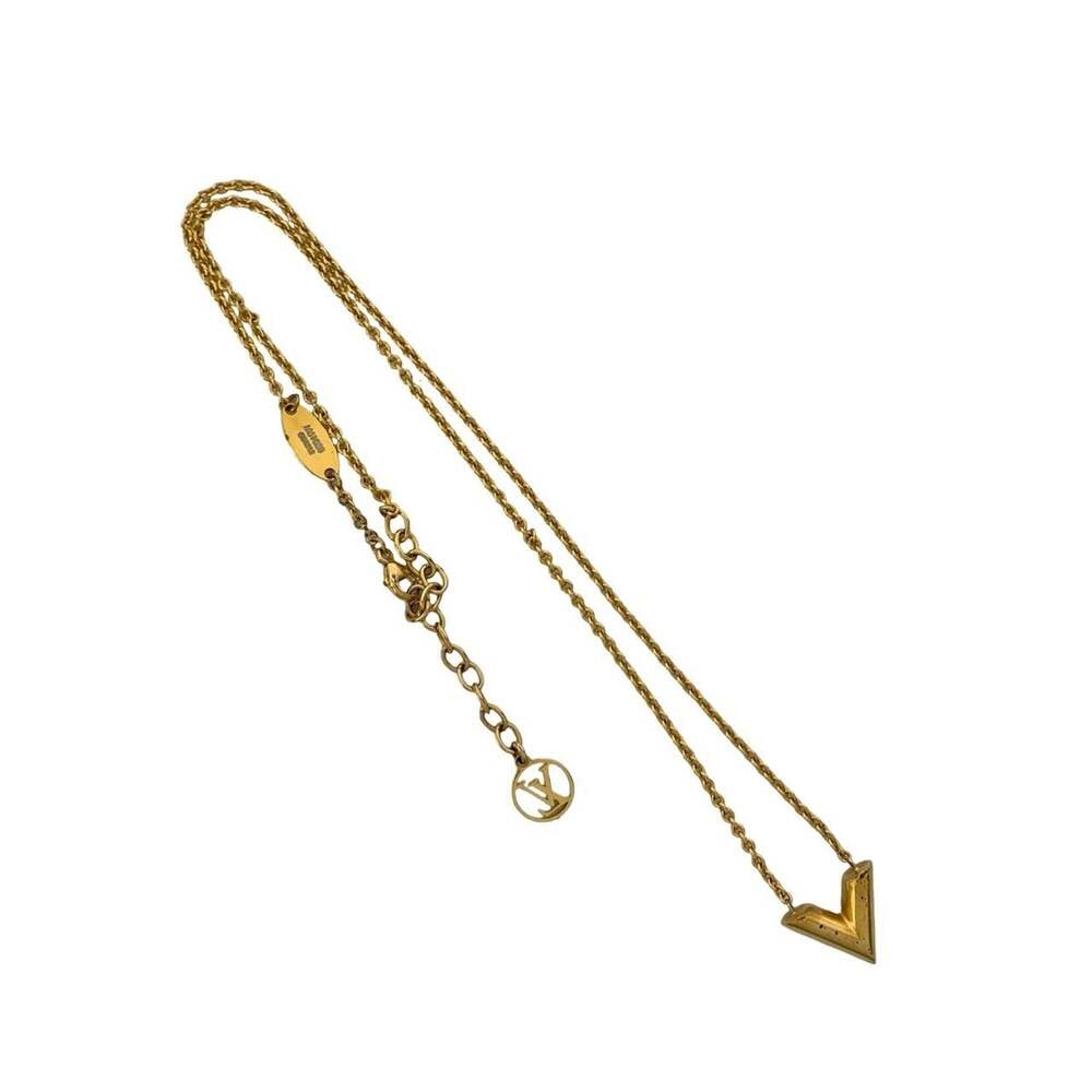 LOUIS VUITTON Gold Necklace - Picture 4 of 4